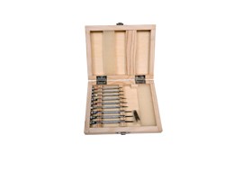 Screw Drivers with Wooden Box (Set of 9 Pcs.)